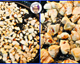 Foto del paso 2 de la receta: Ensalada de espinacas y pollo con soja