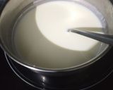 A picture of step 1 of Almond Rice Kheer.