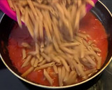 Foto del paso 5 de la receta: Macarrones con chistorra (y queso rallado gratinado)