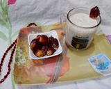 A picture of step 5 of Fresh dates milkshake.