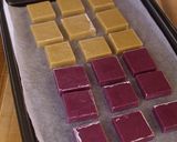 A picture of step 10 of Crunchy Square Butter Cookies with Vegetable Powder.