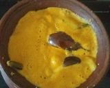 A picture of step 6 of Kovai special brinjal pot kulambu.