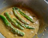 A picture of step 7 of Mirchi Salan for Biryani.