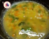 A picture of step 6 of Vegetable upma.