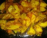 A picture of step 4 of Aloo baigan ki bhujya.
