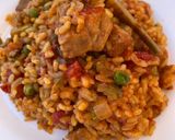 A picture of step 10 of Rice with Pork Belly and Pork Ribs.
