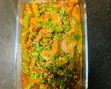 A picture of step 6 of Dragon Chicken.