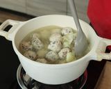 Foto langkah ke 7 dari resep Sup Bakso Lohua Ayam / Bakso Rambutan Devina Hermawan.