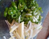 A picture of step 2 of Mix OPC pakora 🧅🥔🌶.