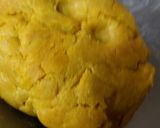 A picture of step 2 of Mava wheat flour gujiya.