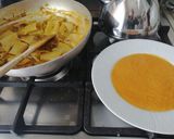 Foto del passaggio 5 della ricetta Paccheri zucca, radicchio e noci