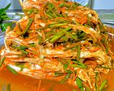 Hình bước làm 5 của món Kim chi cải thảo