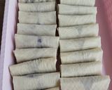 Foto langkah ke 4 dari resep Lumpia Ubi Ungu Keju Lumer.