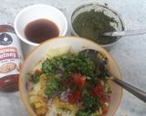 A picture of step 2 of Chaat Sandwich.