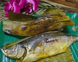 Gambar langkah 3 resipi 24:9:26 - Ikan cencaru bakar daun pisang.