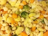 Coles de bruselas con pasta + receta rápida y fácil 🕕💚🍀❤️🍀🍝😋