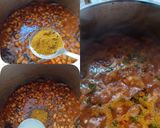 A picture of step 4 of White Cowpeas Masala Curry.