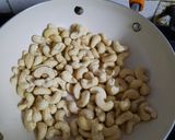 A picture of step 1 of Dryfruit chiwda.