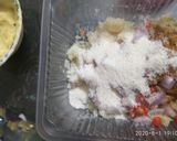 A picture of step 2 of Aloo crispy snack.