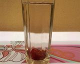 A picture of step 2 of Berry Water.