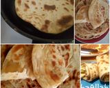 A picture of step 15 of White chapati (oiled thrice and rolled out twice).