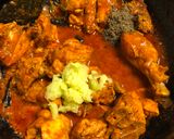 A picture of step 6 of Green Mango Chicken Curry.