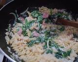 Creamy macaroni pasta with spinach (Krim Macaroni Bayam) langkah memasak 4 foto