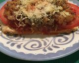 Foto del paso 9 de la receta: Pizzetta de chicharrón de camarones al ajillo con cerveza