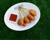 A picture of step 8 of Mini corndogs(spiced).