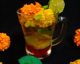 A picture of step 6 of Marigold Flower Tea.