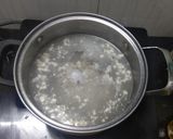 Hình bước làm 2 của món Canh cải thìa thịt bằm