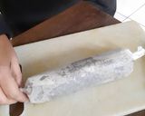 A picture of step 8 of Chocolate Salami.