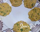 A picture of step 3 of Bengal Gram/Chana Daal Vadas with Fenugreek Greens.