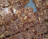 A picture of step 2 of Winter special chikki.