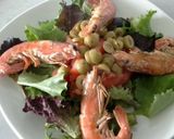 Foto del paso 3 de la receta Ensalada con gambas a la plancha
