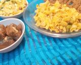 A picture of step 4 of Diwali special makka chiwda.