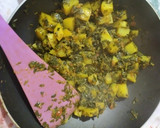 आलू मेथी (Aloo methi recipe in hindi) रेसिपी चरण 5 फोटो