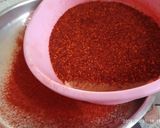 A picture of step 2 of Kashmiri red chilli powder (freshly ground at home🏡) #post 15.