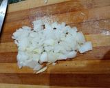 A picture of step 3 of Penne with Radicchio and Creamy Cheese Sauce.