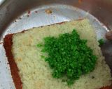 A picture of step 5 of Tri colour burfi Milk powder and coconut burfi.