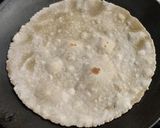 A picture of step 6 of Pearl millet roti.