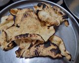 A picture of step 8 of Sarevda papdi.