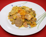 Foto del paso 3 de la receta: Arroz con lomo y champiñones