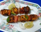 A picture of step 7 of Paneer Tikka.