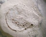 A picture of step 1 of Mooli paratha.