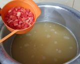 A picture of step 4 of Chicken corn soup.