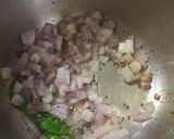 A picture of step 1 of Lobia potato curry.