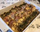 Une image de l'étape 8 de Roulés de poulet au bacon,emmental,moutarde douce et champignons.