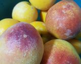 รูปขั้นตอนการทำที่ 1 ของ พีชสดปั่น🍑 Peach smoothie