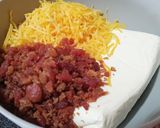 Foto del paso 1 de la receta: Pimientitos dulces rellenos de queso crema, tocineta y cheddar